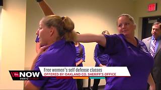 Free self defense classes for women in Oakland County