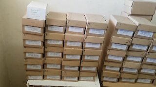 SOUTH AFRICA - Cape Town - Boxes of ashes at Salt River Forensic Pathology Services (Video) (gvi)