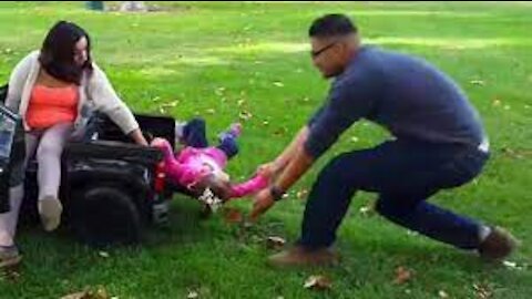 Funny Video Parents Are HERO - Dad Saves The Baby From Trouble ❤