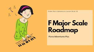 Piano Adventures Lesson Book 2B - F Major Scale Roadmap
