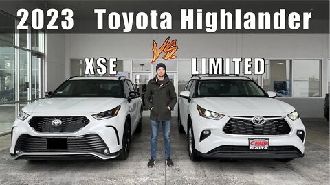 Refreshed 2023 Toyota Highlander Limited vs Highlander XSE
