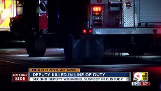Second deputy injured in standoff