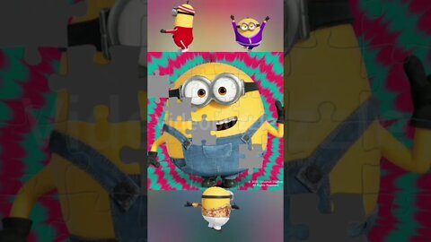 Minions Party 4 #minionstuart #minionbob #minionkevin #gru #minions #puzzle #jigsaw #animation #game