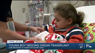 Young Boy Needing A New Organ Presented His Case To Transplant Board