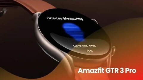 Amazfit GTR 3 Pro UHD AMOLED Display easy 24H Heath manager