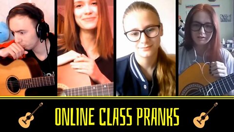 ONLINE GUITAR CLASS PRANKS - PEOPLE REACTIONS #3