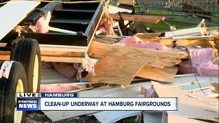 Efforts continue at Hamburg Fairgrounds