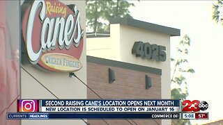Second Raising Cane's location to open January 16