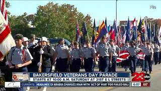 Veterans Day Parade in downtown Bakersfield