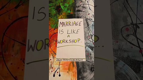 💍Marriage: The Ultimate Workshop🤣🤣🤣