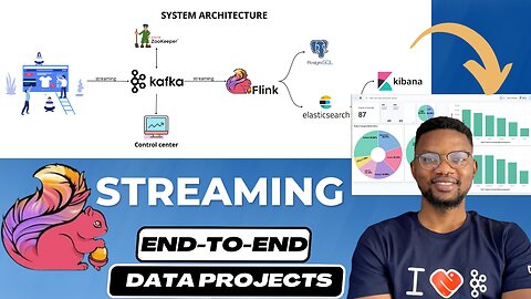 Realtime Streaming with Apache Flink | End to End Data Engineering Project