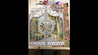 Behold the King is at the Gate! Bible journaling page (from Lovely Lavender Wishes)