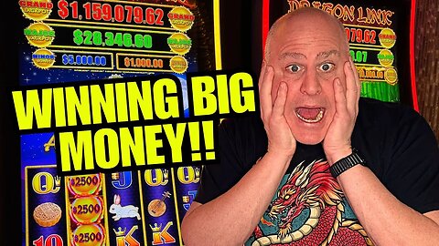 WINNING SO MUCH MONEY ON $1,000,000 DRAGON LINK SLOTS!!!