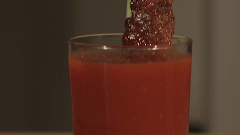 Bloody Mary with Sriracha Bacon