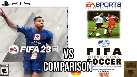 FIFA 23 PS5 Last Vs FIFA INTERNATIONAL SOCCER SNES First 30 years ago