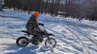 Snow drift Pit Bike