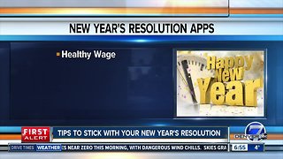 Tips to stick with your New Year's resolution