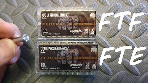Federal Punch 22LR - 100 Rounds FTF & FTE