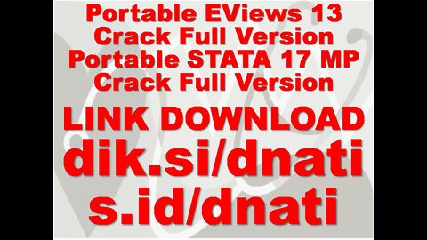 Portable EViews 13 Crack Full Version And Portable STATA 17 MP Crack Full Version