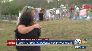 Stoneman Douglas High School teachers prepare to return to school Friday