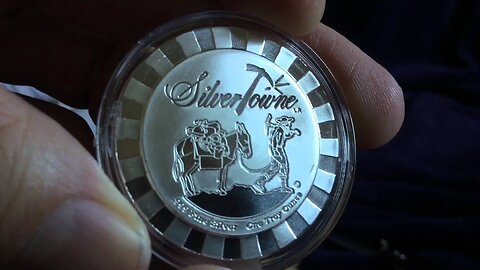 2 Oz Lunar Goat & Coin Keeper Poker Chip Round