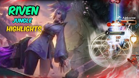 Wild Rift : Main Riven - jungle gameplay !