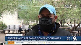 Borderlands Brewing Company expands and creates new outdoor patio thanks to local grant