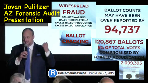 AZ Forensic Audit Presentation Featuring Jovan Pulitzer