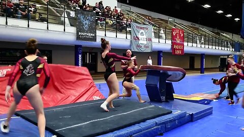 Rhode Island College Gymnastics at SCSU 8818