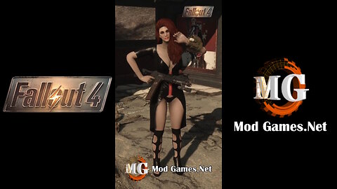 Fallout 4 - Mod Games Net - QT Honey - Plasma Cutter - Vindicta Outfit - 42 Combat Rifle