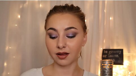 COOL-TONE GUNMETAL & PURPLE MAKEUP LOOK | Colourpop Super Shock Shadow ROSE GARDEN