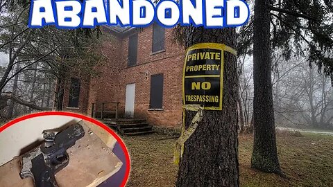 We Found a Handgun While Exploring an Abandoned House in Ontario Canada (TRAP HOUSE??)