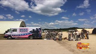 Sharing Coffee with USO Wisconsin