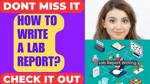 Lab Report Science – Formal Laboratory Report Writing – Laboratory Write Up