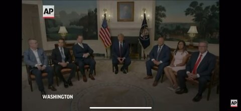 President interviews freed hostage