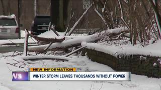 Tens of thousands still without power