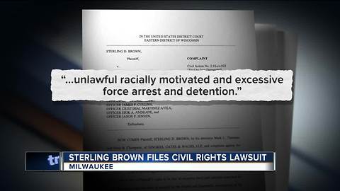 Milwaukee Bucks player Sterling Brown sues Milwaukee over stun-gun arrest