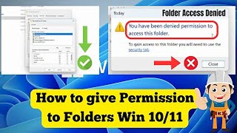 How to Fix Folder Access Denied: Granting Permissions on Windows 10/11 🔒
