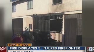 5 displaced after apartment fire near Pecos, Gowan
