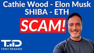 SCAM! Cathie Wood Elon Musk Shiba Inu Ethereum LIVE Youtube events