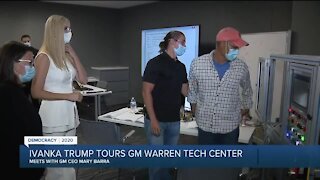 Ivanka Trump tours GM's Warren Tech Center with CEO Mary Barra
