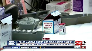 False vaccine cards are spreading on social media, and officials say they're a risk to public health