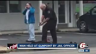 Man held at gunpoint by Delaware County jail officer