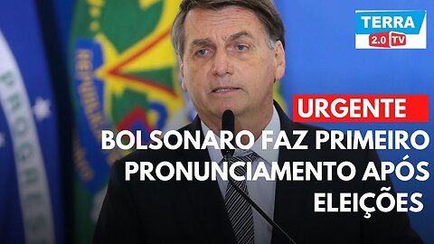 Veja a íntegra: Bolsonaro faz primeiro pronunciamento após eleições