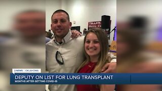 Deputy on List For Lung Transplant
