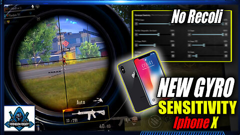 NEW GYRO SENSITIVITY FOR IPHONE X 🔥 | PUBG Mobile