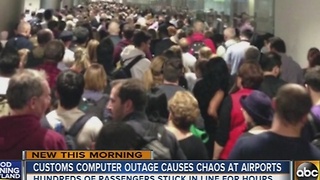 Computer outage at U.S. Customs causes chaos at airports