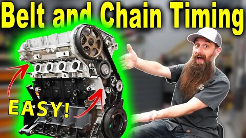 How To PROPERLY Time VW/Audi 1.8t 20v Engine ~ Belt and Chain