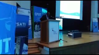 SOUTH AFRICA - Cape Town - ZACube-2 plenary - Leading South Africa's 4th industrial Revolution (video) (wT5)