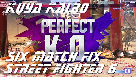 Kuya Kalbo Six Match Fix with Chun Li on Street Fighter 6 as Puyat 03-31-2024 Part 2